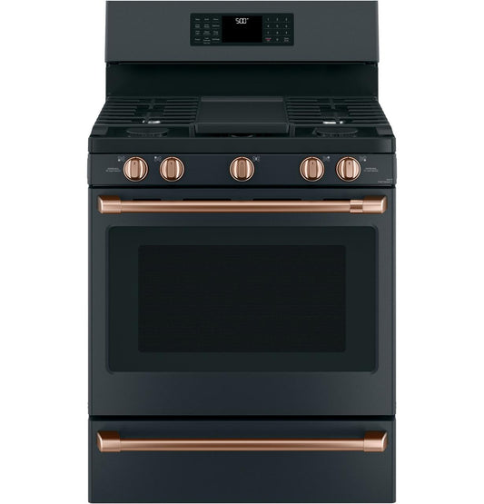 Cafe CXFSGHKPMCU CAF(EBACK)™ Freestanding Gas Knobs and Handles - Brushed Copper