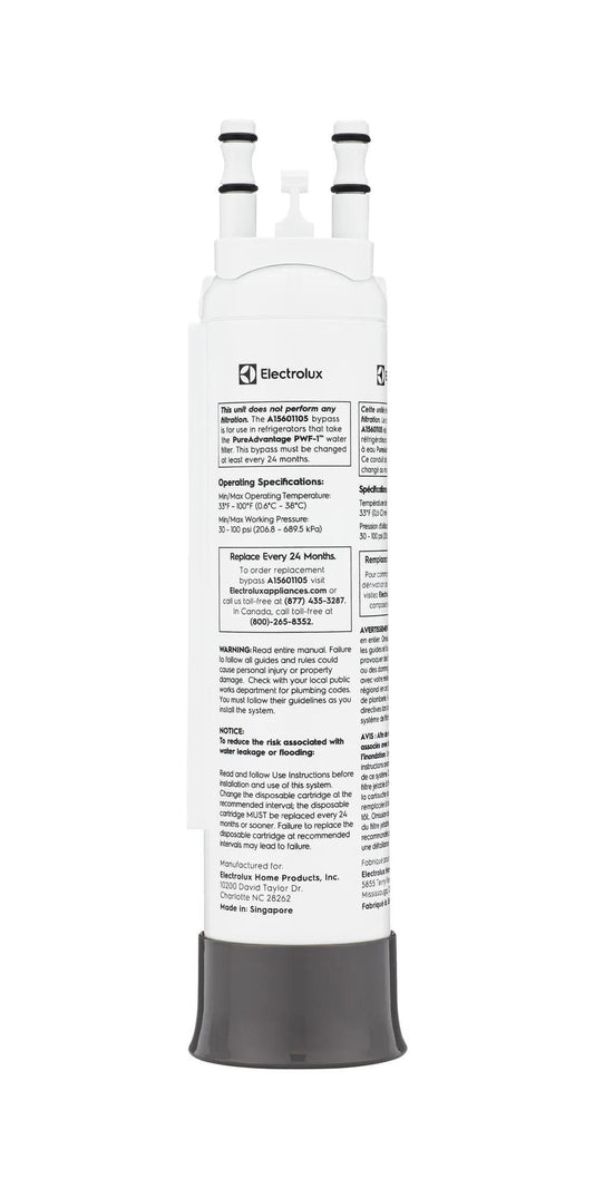 Electrolux A15601105 PureAdvantage™ Water Filter Bypass for PWF-1™ EPPWFU01