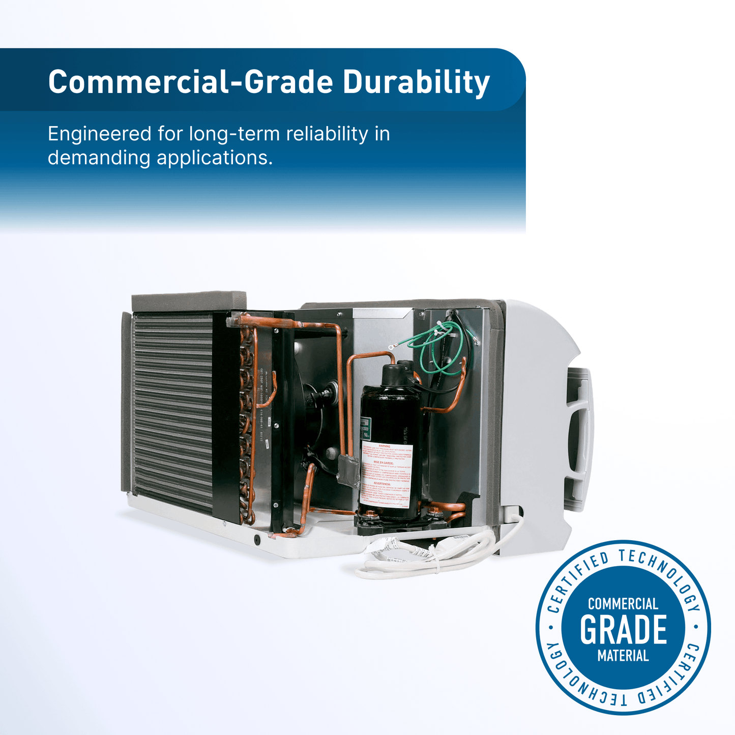 WCVT12B30A Friedrich WallMaster Inverter 12,000 BTU 230V Smart Through-the-Wall Air Conditioner - Cool Only