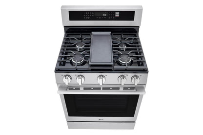 Lg LRGN6325X 6.3 cu. ft. Smart Wi-Fi Enabled Probake Convection® Gas Range with Air Fry & EasyClean®