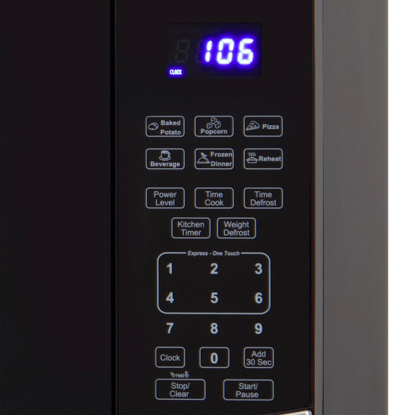 MT09V1B Avanti 0.9 Cu. Ft. Microwave Oven, Digital - Black