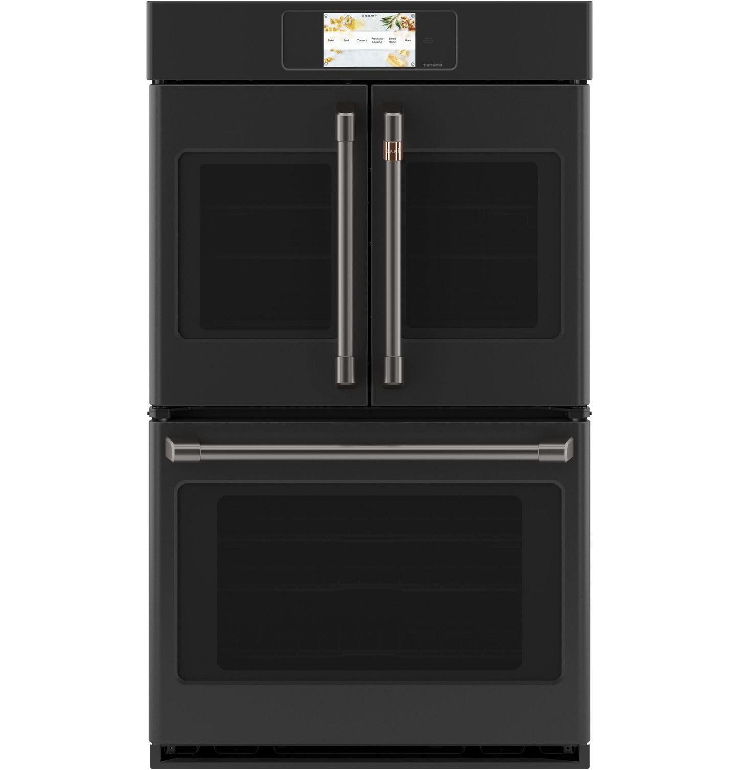 Cafe CXWDFHKMNBT CAF(EBACK)™ 2 French-Door Handles; 1 - 30" Handle - Brushed Black