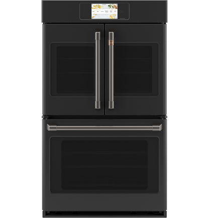 Cafe CXWDFHKMNBT CAF(EBACK)™ 2 French-Door Handles; 1 - 30" Handle - Brushed Black