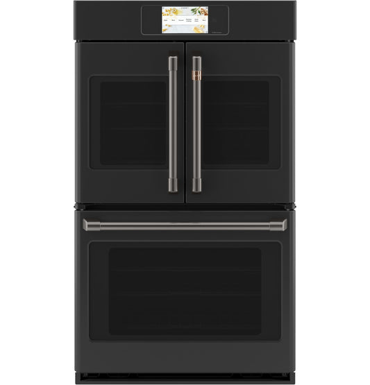 Cafe CXWDFHKMNBT CAF(EBACK)™ 2 French-Door Handles; 1 - 30" Handle - Brushed Black