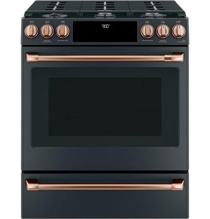 Cafe CXFCGHKPMCU CAF(EBACK)™ Front Control Gas Knobs and Handles - Brushed Copper