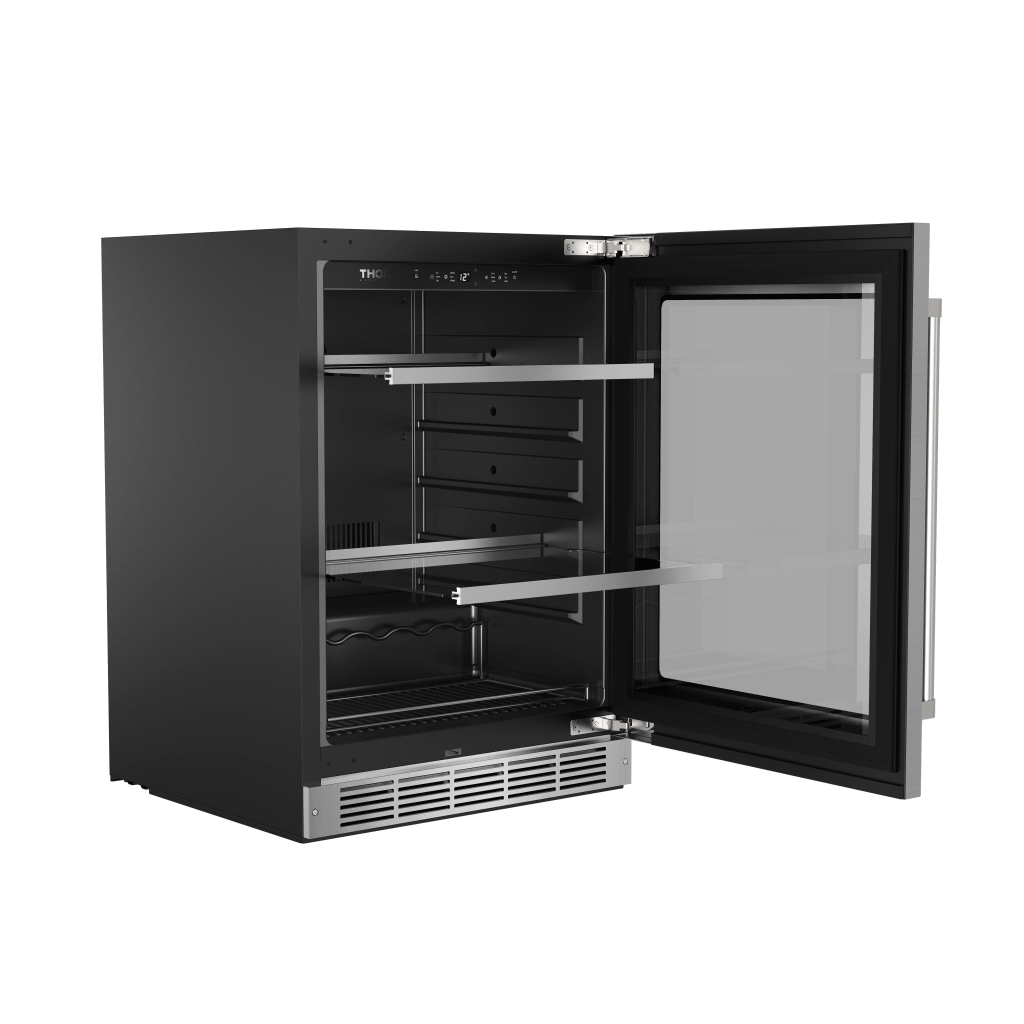 TBR24US Thor Kitchen 24 Inch Professional Indoor Undercounter Beverage Cooler - Model Tbr24us