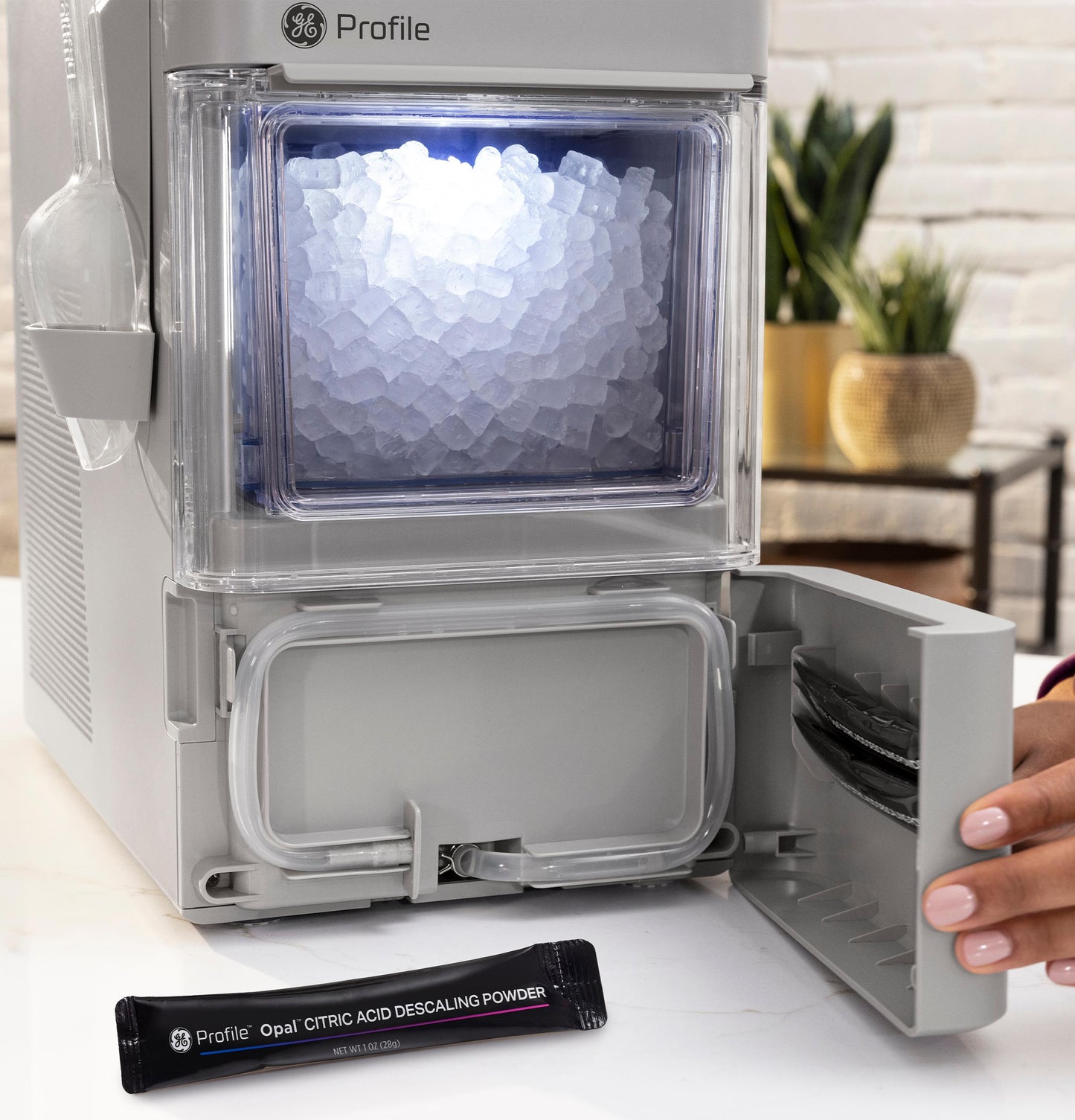 P4NM20BZLG GE Profile™ Opal™ Mini Nugget Ice Maker