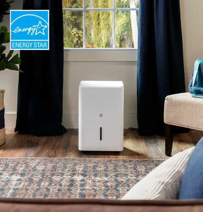 ADHB35LZ GE® ENERGY STAR® 35 Pint Portable Dehumidifier with Smart Dry for Very Damp Spaces