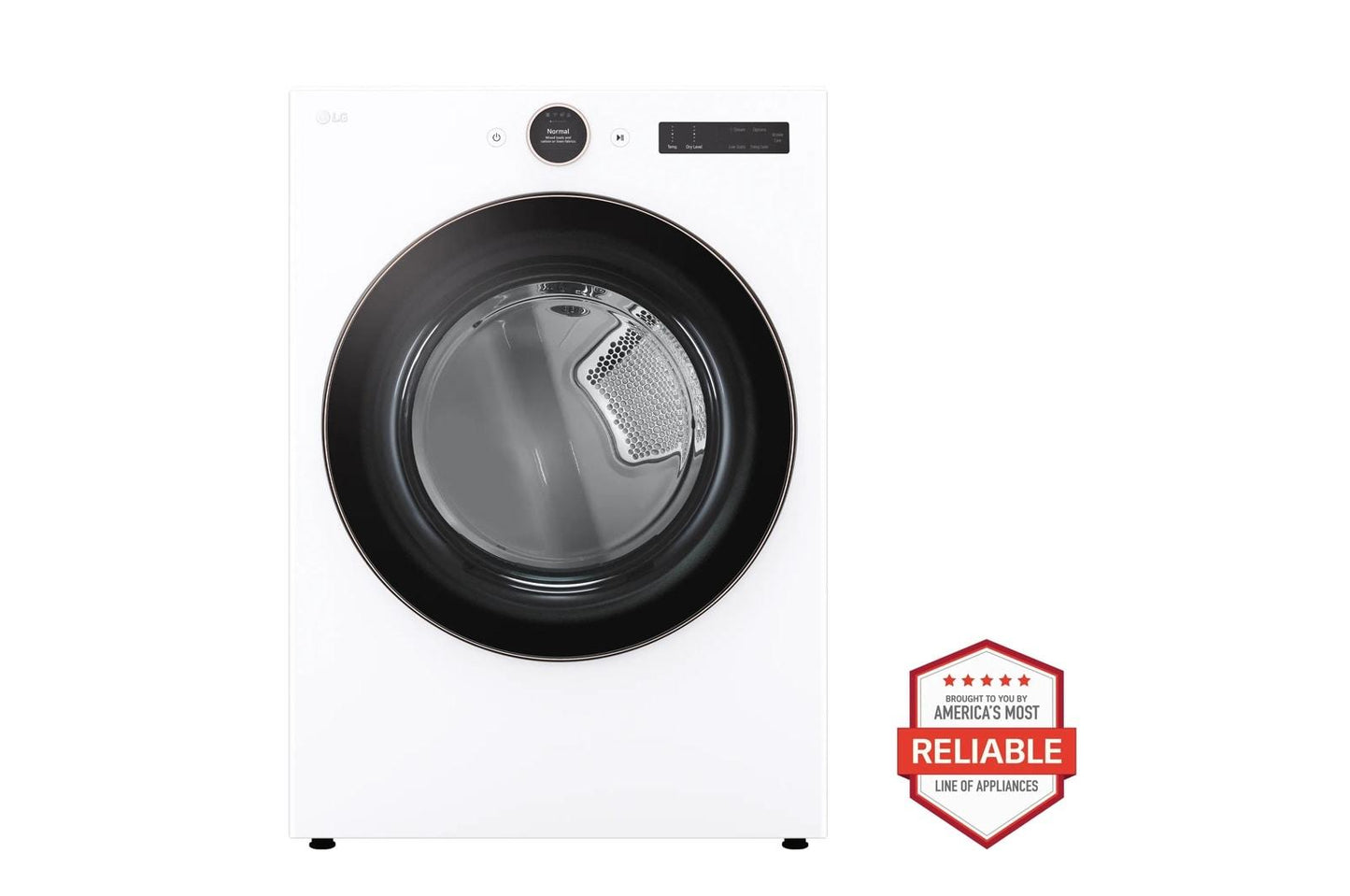Lg WM6500HWADLGX6501WWD300CWWDP6W 5.0 cu. ft. Front Load Washer and 7.4 cu. ft. Gas Dryer with pedestal washer and drawer in White