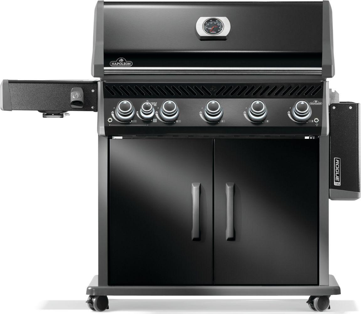 Napoleon Bbq RP625SIBNK2 Rogue PRO 625 SIB with Infrared Side Burner , Natural Gas, Black