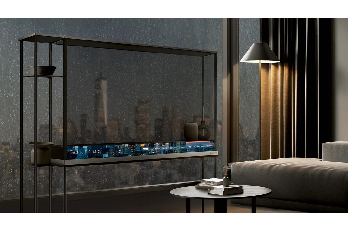 Lg OLED77T4PUA 77 Inch Class LG SIGNATURE OLED T: World's first Transparent 4K Smart TV 2024 with True Wireless Video & Audio Transfer