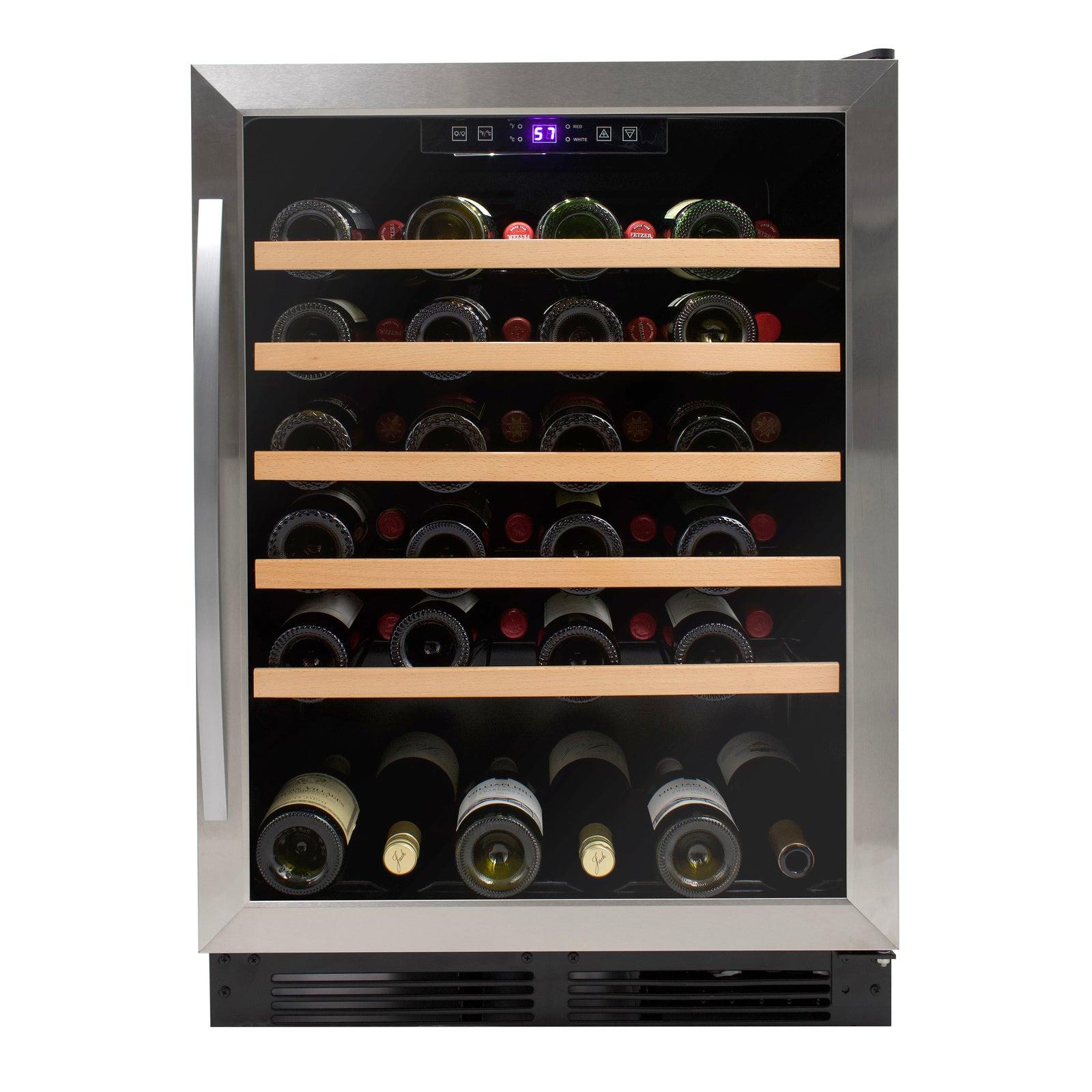 WCB52T3S Avanti 51 Bottle Wine Cooler - Stainless Steel / 5.2 cu. ft.