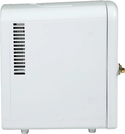 Frigidaire EFMIS161WGLD 9-Can Retro Mini Fridge Cooler - White and Gold