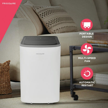 Frigidaire FHPW122AC1 3-in-1 Connected Portable Room Air Conditioner 12,000 BTU (ASHRAE) / 8,000 BTU (DOE)