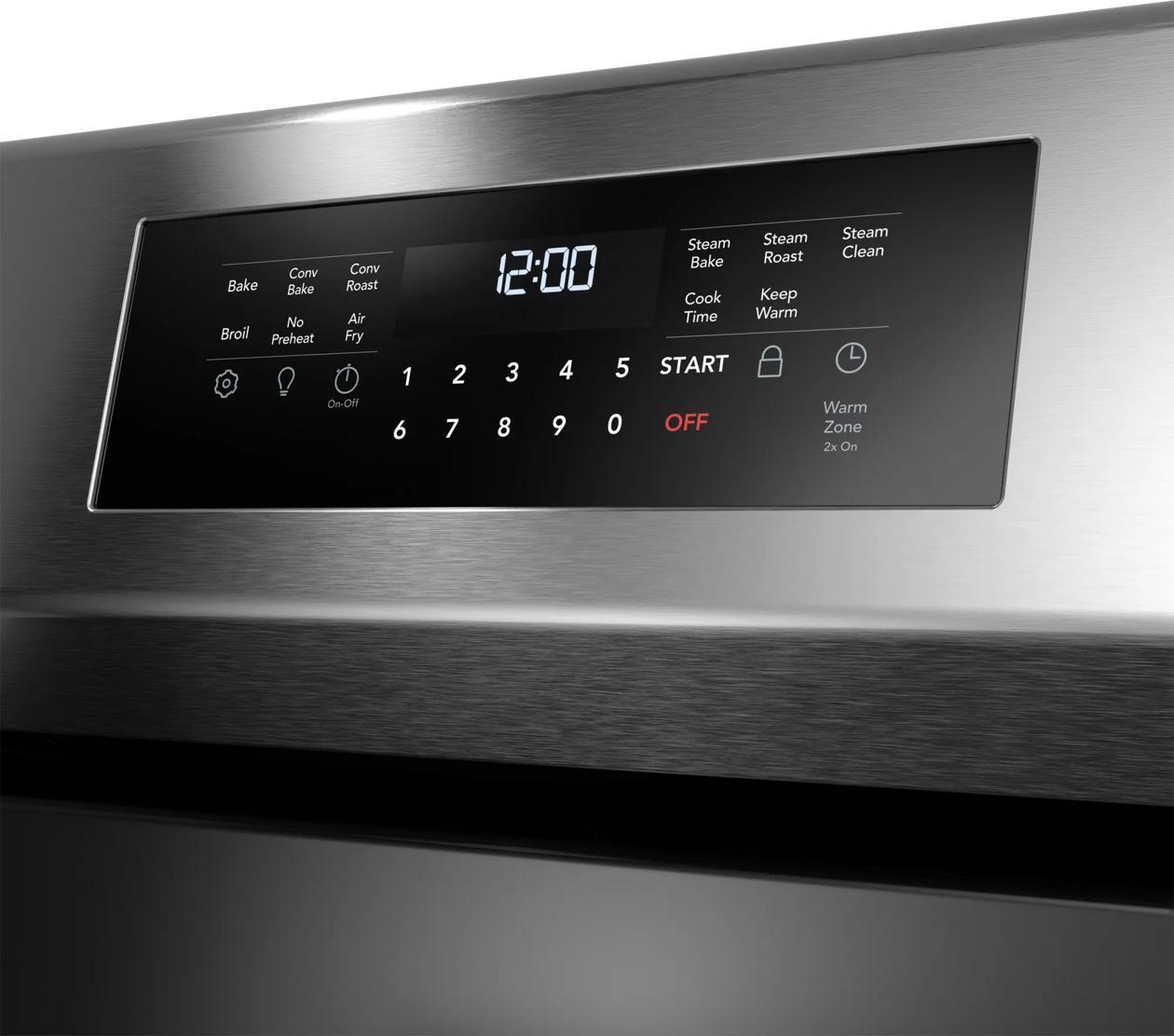 Frigidaire GCRE3059BF 30" Rear Control Electric Range with Air Fry