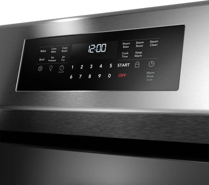 Frigidaire GCRE3059BF 30" Rear Control Electric Range with Air Fry