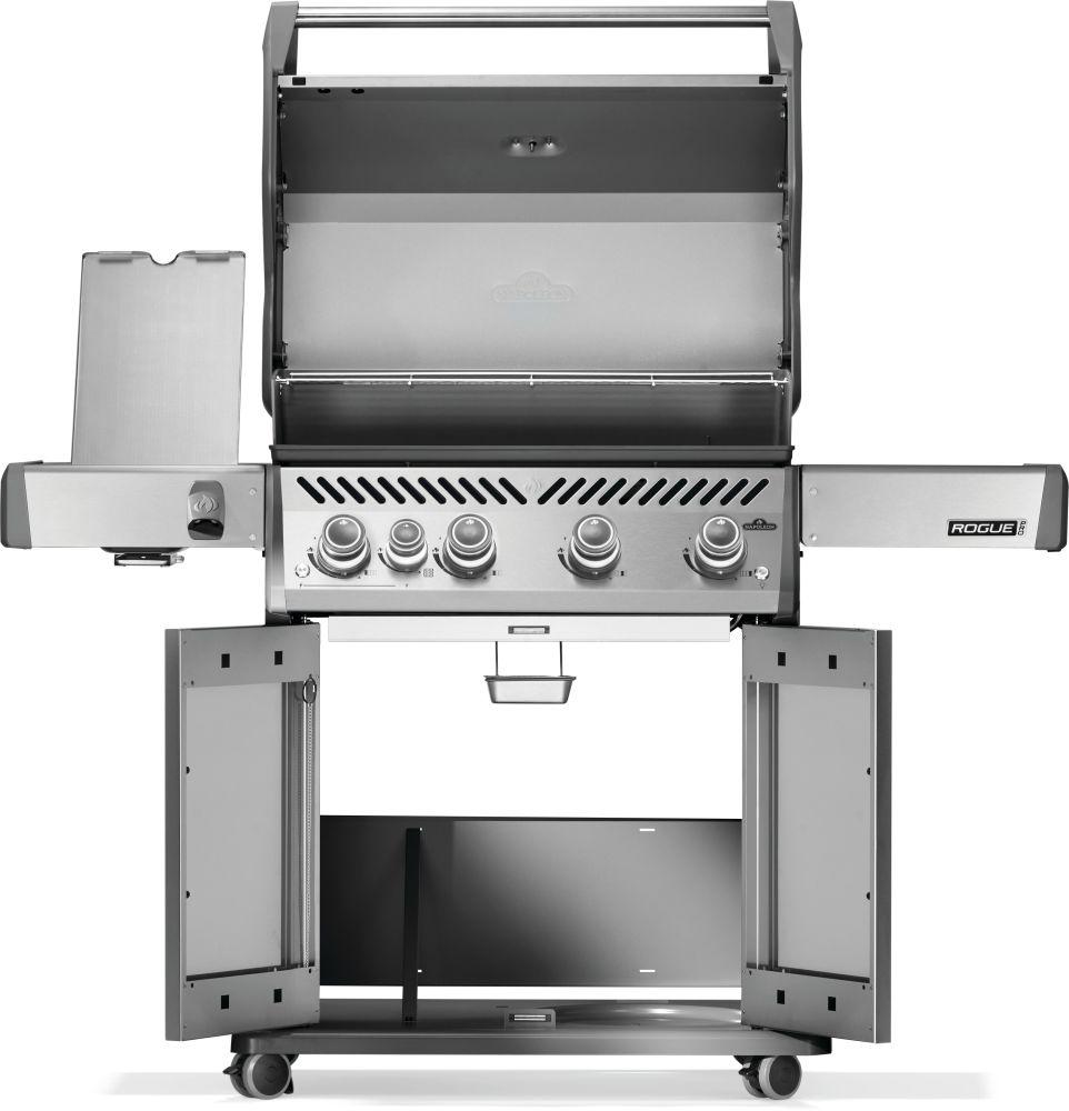 Napoleon Bbq RP525SIBNSS2 Rogue PRO 525 SIB with Infrared Side Burner , Natural Gas, Stainless Steel