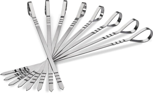 Napoleon Bbq 70015 Eight Stainless Steel Multifunctional Skewers