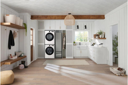 Lg DLEX6700W 7.4 cu. ft. Ultra Large Capacity Smart Front Load Electric Dryer with TurboSteam® & Built-In Intelligence