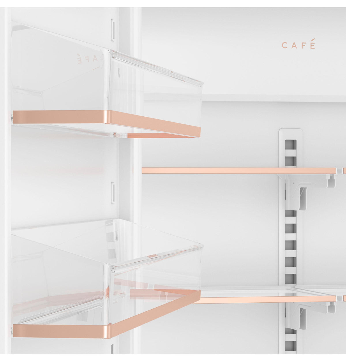 CIC36LK6ZII CAFE™ 36" Panel-Ready Integrated Bottom-Freezer Refrigerator - Left Swing