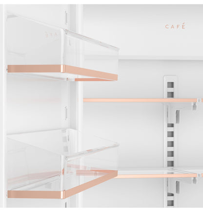 CIC36LK6ZII CAFE™ 36" Panel-Ready Integrated Bottom-Freezer Refrigerator - Left Swing