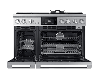 Dacor DOP48T963DS 48" Dual-Fuel Range, Silver Stainless, Natural Gas/Liquid Propane