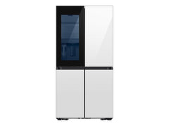 Samsung RF23DB970012 Bespoke Counter Depth 4-Door Flex™ Refrigerator (23 cu. ft.) with Beverage Zone™ and Auto Open Door in White Glass