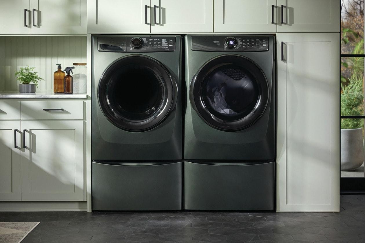 ELFE7738AA Electrolux Front Load Perfect Steam™ Electric Dryer with Balanced Dry™ and Instant Refresh - 8.0 Cu. Ft.