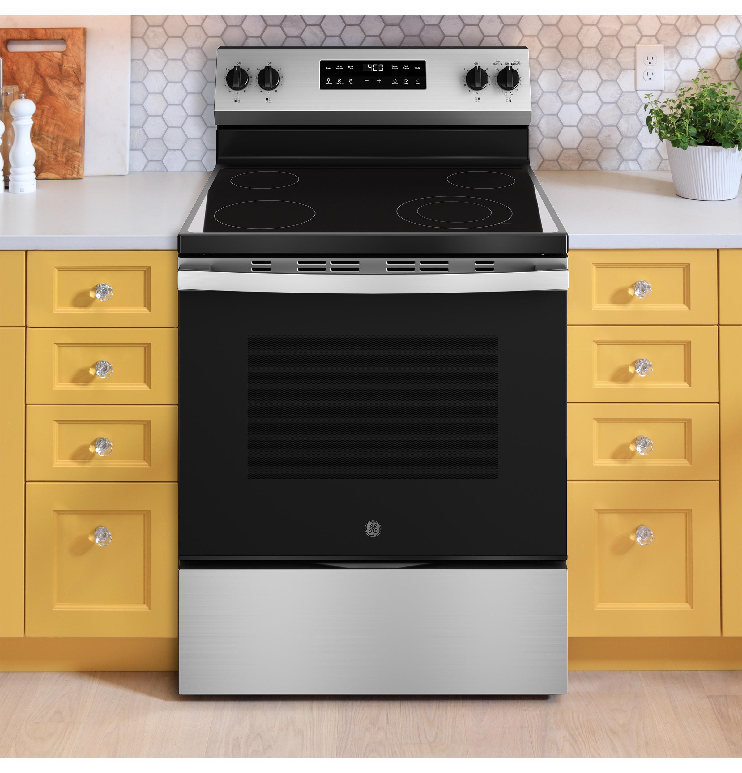 GRF400PVSS GE® 30" Free-Standing Electric Range