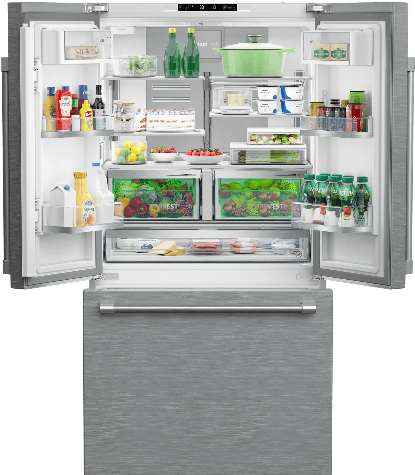 Beko BFFD3624ZSS 36" French Door Refrigerator