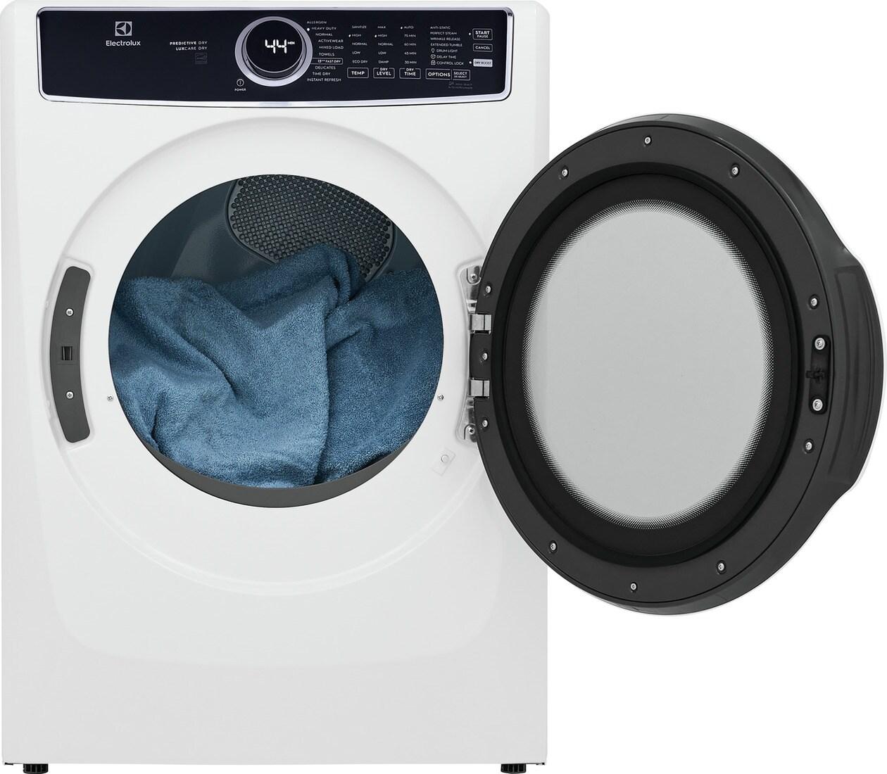 ELFE7537AW Electrolux Front Load Perfect Steam™ Electric Dryer with Predictive Dry™ and Instant Refresh - 8.0 Cu. Ft.