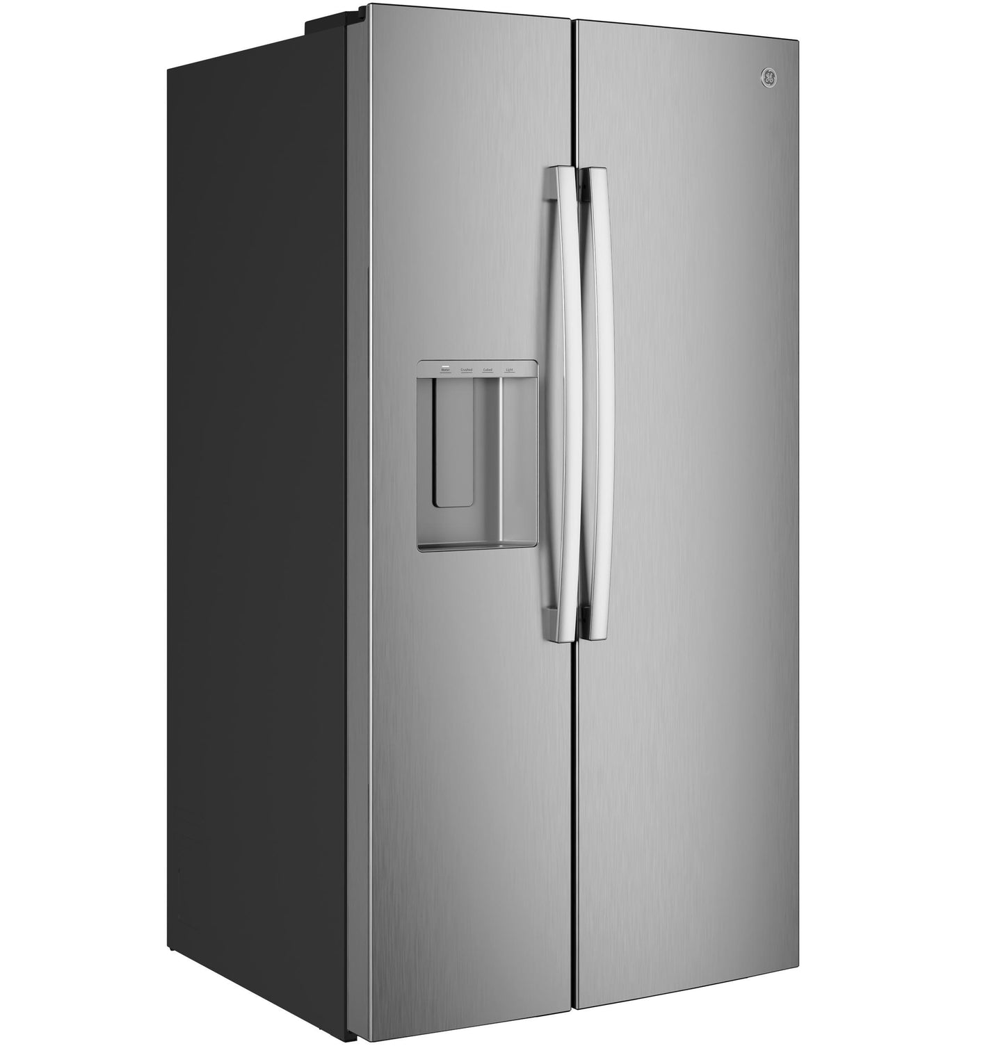 GSS28PYYFS GE® 27.7 Cu. Ft. Side-By-Side Refrigerator with LED Light Walls and Extra Tall Dispenser