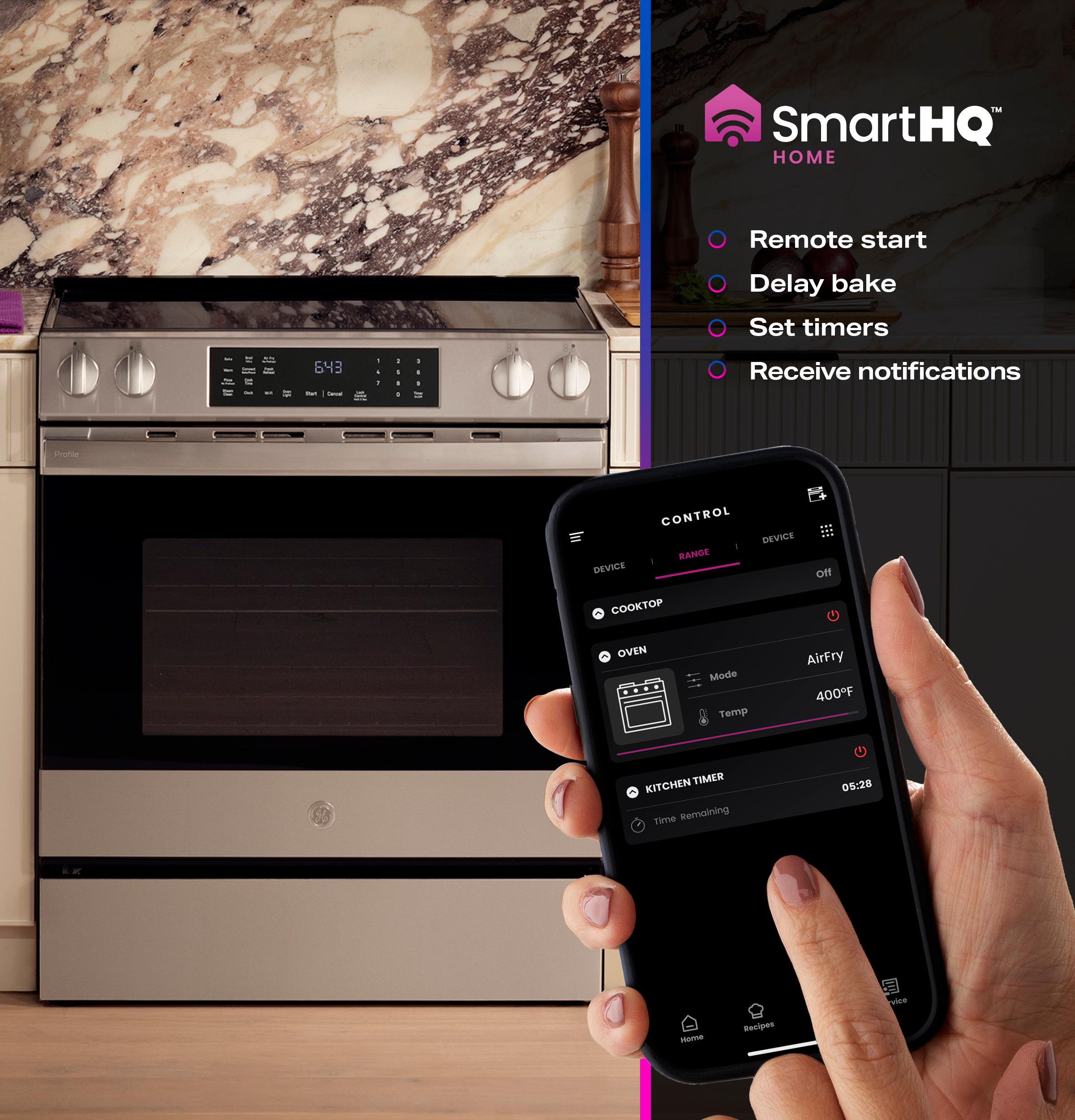 PHS700AYFS GE Profile™ ENERGY STAR® 30" Smart Slide-In Induction and Convection Range with No Preheat Air Fry and EasyWash™ Oven Tray
