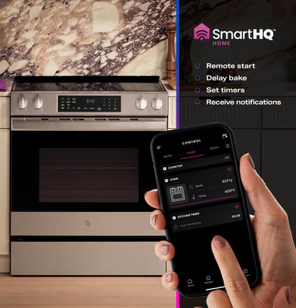 PHS700AYFS GE Profile™ ENERGY STAR® 30" Smart Slide-In Induction and Convection Range with No Preheat Air Fry and EasyWash™ Oven Tray