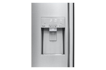 US26WBB92S LG SIGNATURE 26 cu. ft. Smart Side-by-Side Built-In Refrigerator with Ice & Water Dispenser