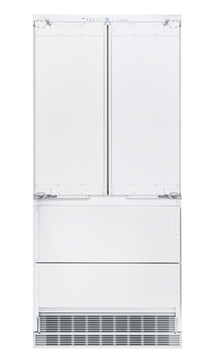 Liebherr Combined refrigerator-freezer with NoFrost for integrated use