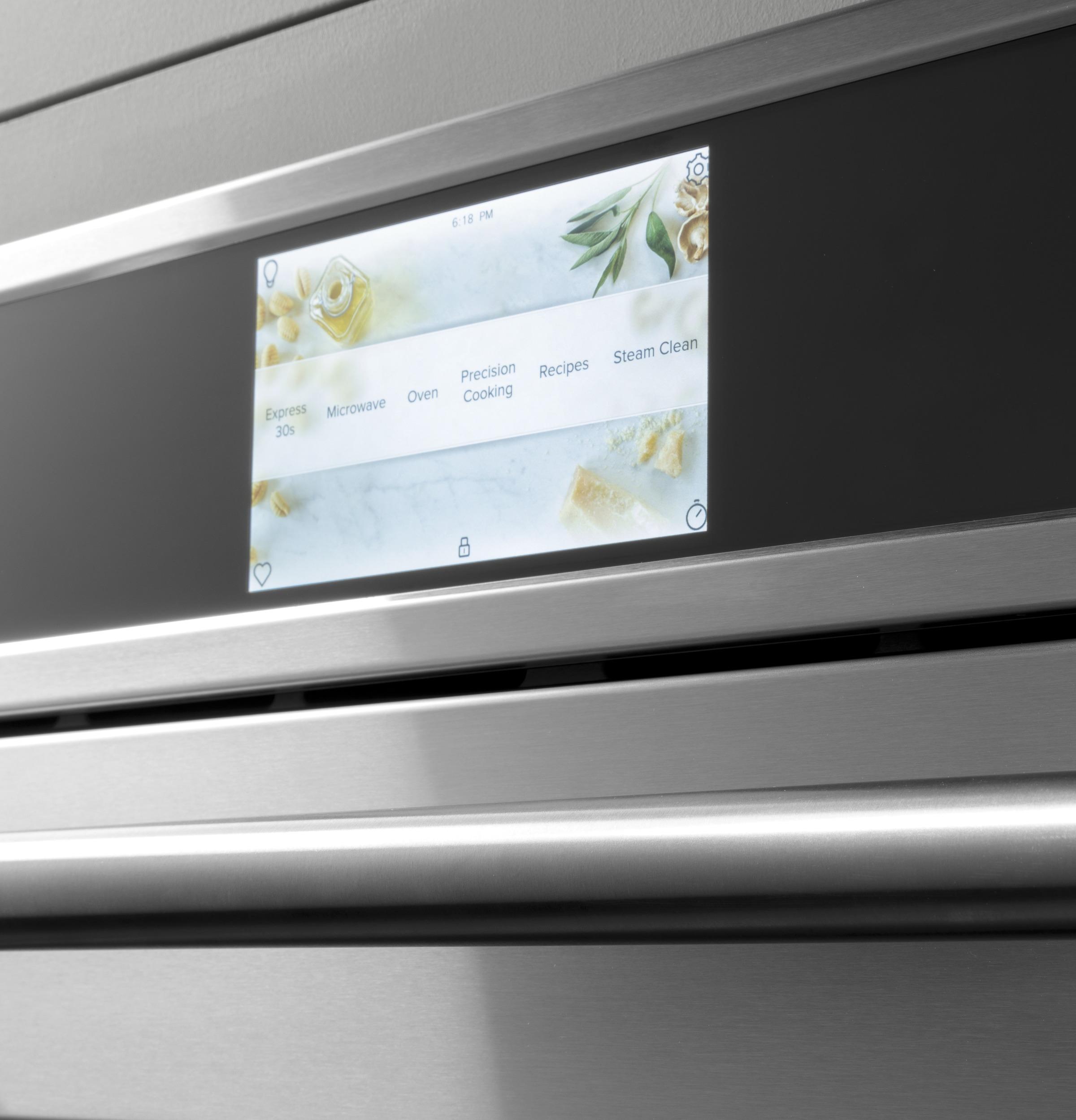 Cafe CSB923P2VS1 Caf(eback)™ 30" Smart Five in One Wall Oven with 240V Advantium® Technology