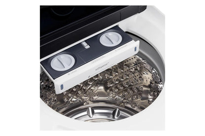 Lg WT8600CW 5.5 cu. ft. Mega Capacity Top Load Washer with TurboWash™ Washer with Steam, ezDipense, Wi-Fi Connectivity, White