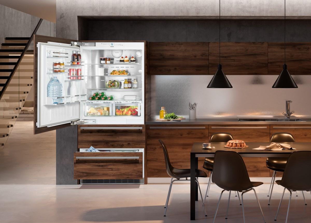 Liebherr Combined refrigerator-freezer with BioFresh and NoFrost for integrated use