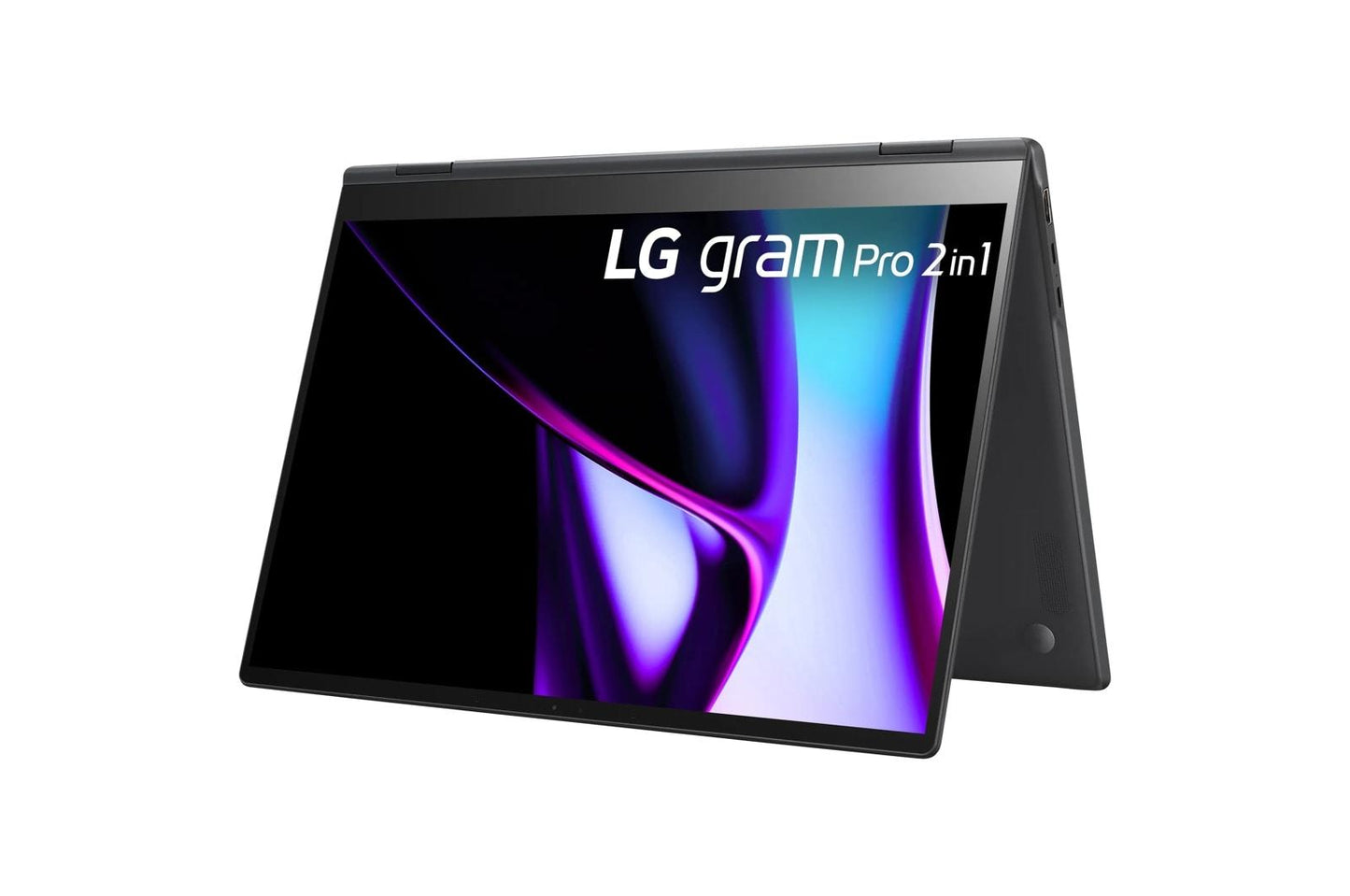 16T90SPGADB8U1 LG gram Pro 16 Inch 2-in-1 Thin and Lightweight Laptop, Intel® Evo™ Edition - AI-enabled Intel® Core™ Ultra 7 processor, Windows 11 Home, 32GB RAM, 1TB SSD, Black