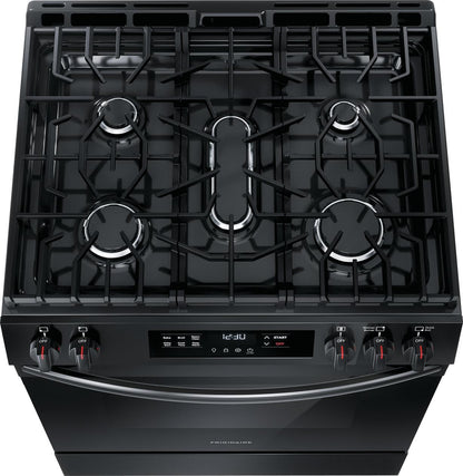 Frigidaire FCFG3062AB 30" Front Control Gas Range with Quick Boil