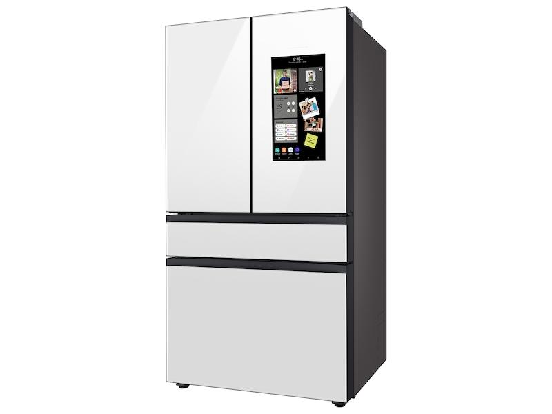 Samsung RF29BB890012AA Bespoke 4-Door French Door Refrigerator (29 cu. ft.) with Family Hub™ in White Glass