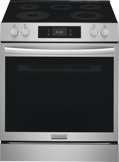 Frigidaire GCFE3070BF 30" Electric Range with Stone-Baked Pizza