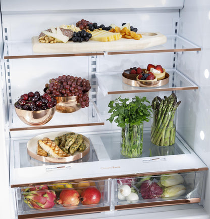 CIC36LK6ZII CAFE™ 36" Panel-Ready Integrated Bottom-Freezer Refrigerator - Left Swing