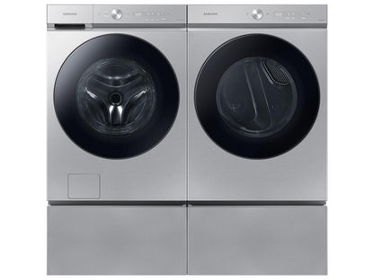 Samsung DVE53BB8700T Bespoke 7.6 cu. ft. Ultra Capacity Electric Dryer with Super Speed Dry and AI Smart Dial in Silver Steel