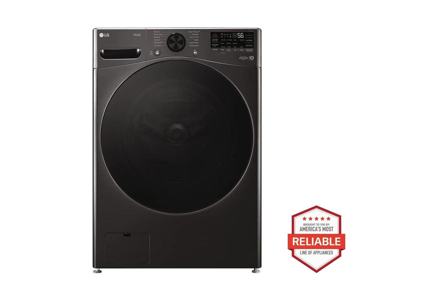 Lg WM4080HBA 4.5 cu. ft. Ultra Large Capacity Smart Front Load ENERGY STAR Washer with TurboWash® 360(degree) and AI DD®