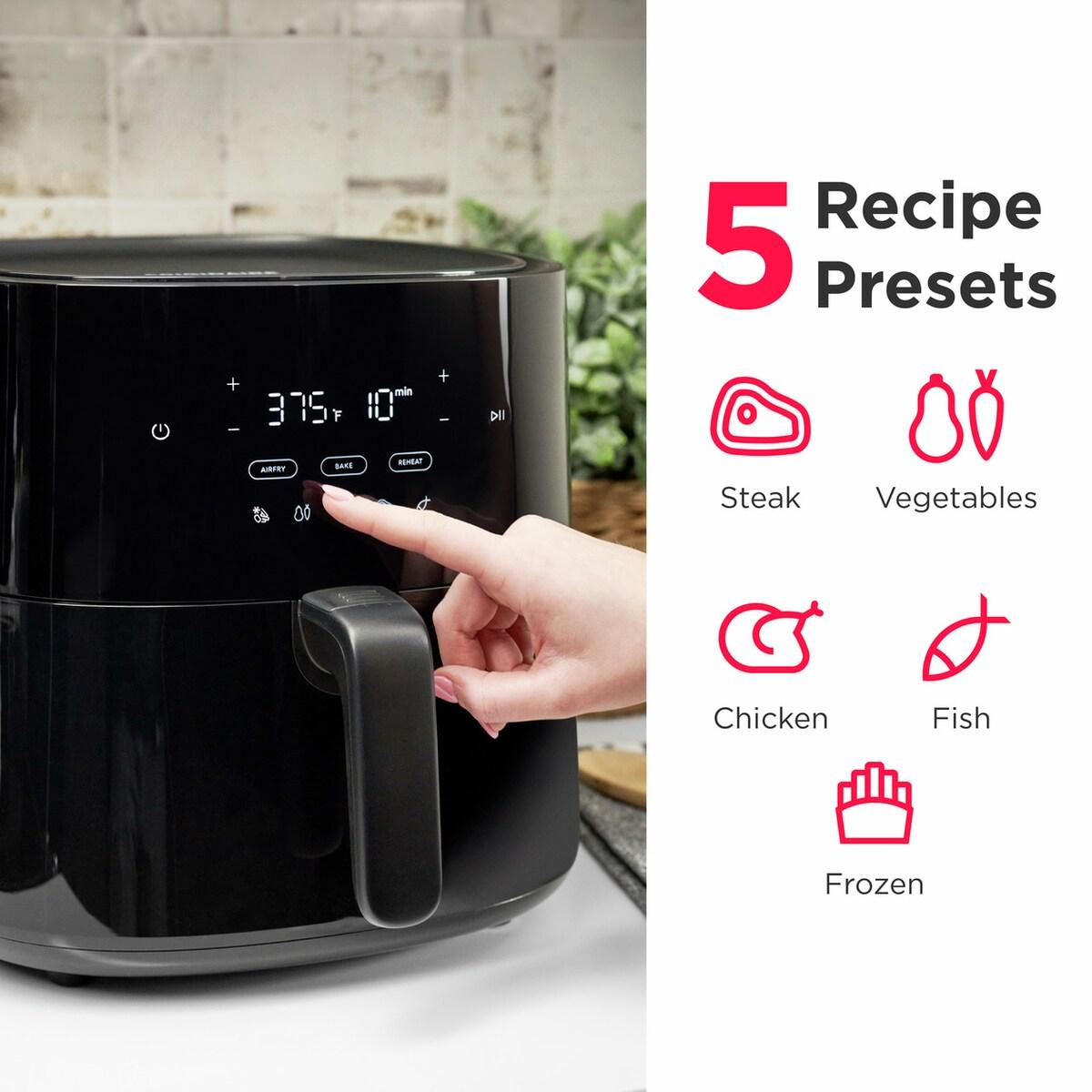 Frigidaire FRAFM100B 3-in-1 5.3 Quart Air Fryer