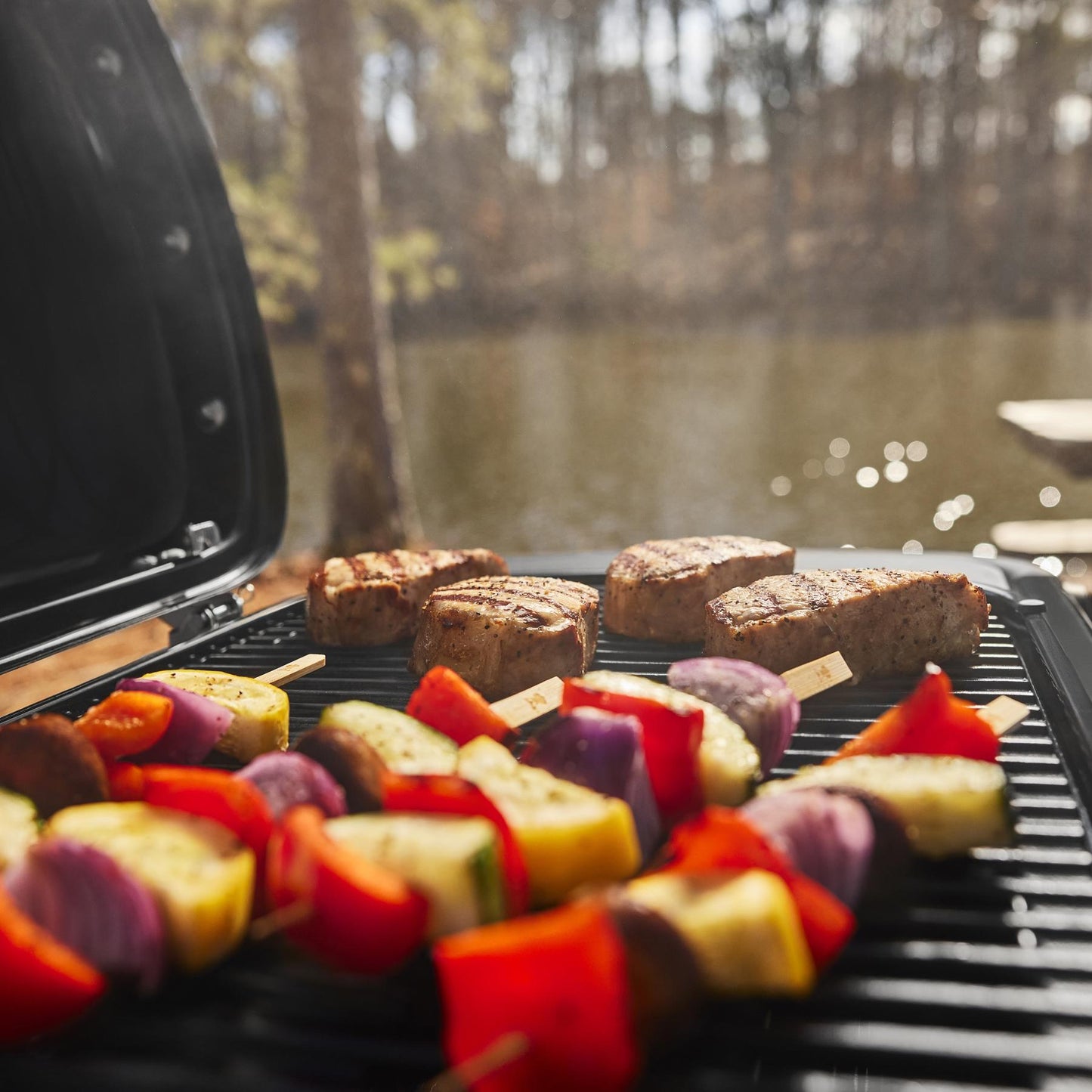 1500460 Weber Traveler® Compact Portable Gas Grill - Black