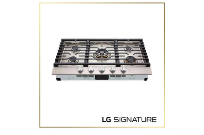 CBGU3639X LG SIGNATURE 36 Inch UltraHeat™ Gas Cooktop with EasyClean®