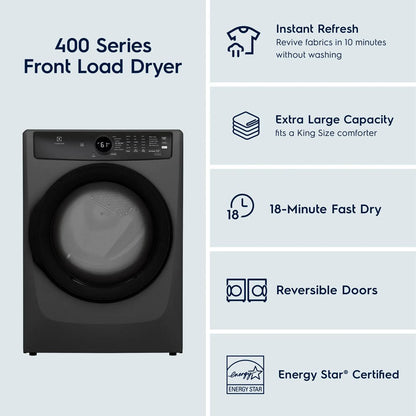 Electrolux ELFG7437AT Front Load Perfect Steam™ Gas Dryer with Instant Refresh - 8.0 Cu. Ft.